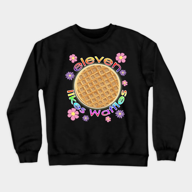 Eleven Waffles Crewneck Sweatshirt by scoffin